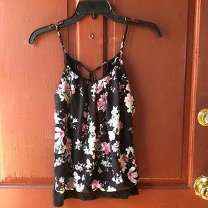 Express floral tank top Size S